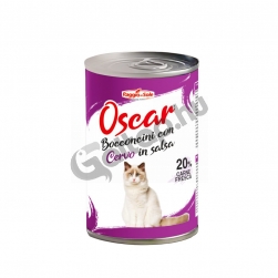 Oscar macska konzerv szarvashússal 415 gr