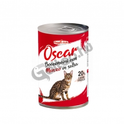 Oscar macska konzerv marhás 415 gr